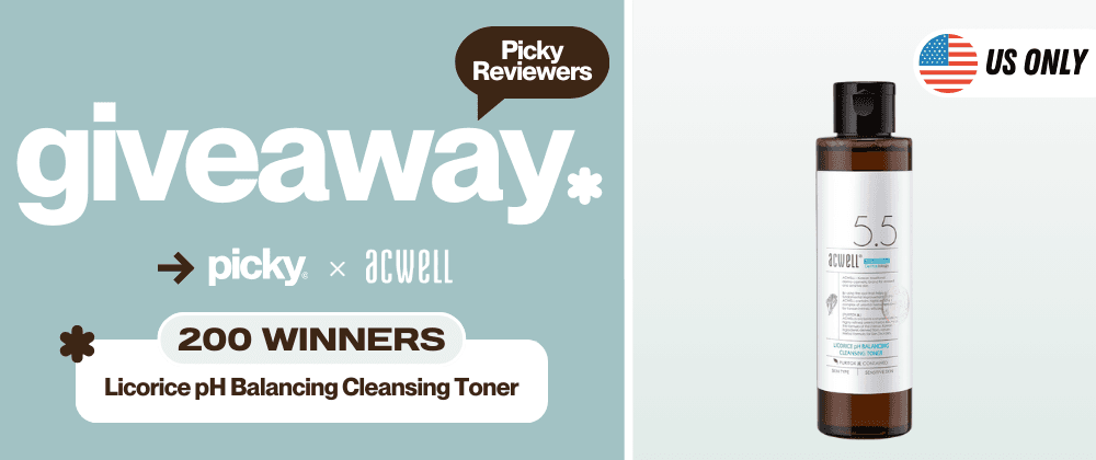 kbeauty Picky x Acwell | Licorice Cleansing Toner event