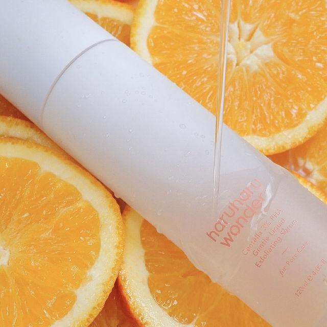 HaruHaru WONDER Centella 3% PHA Gentle Liquid Exfoliating Serum review photo by AllboutskinElle