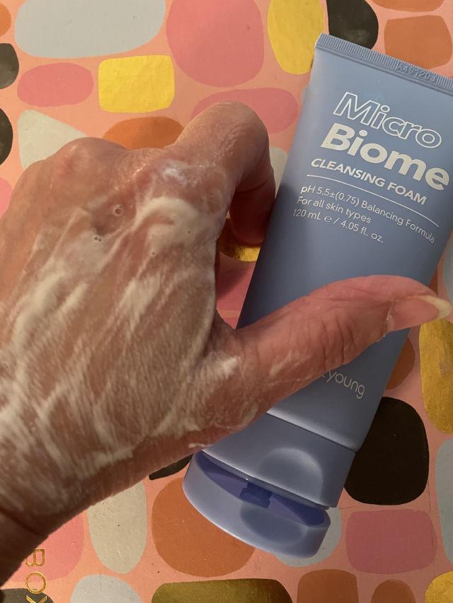 Audrey & Young Microbiome Cleansing Foam review photo by Sharonspendstoomuch