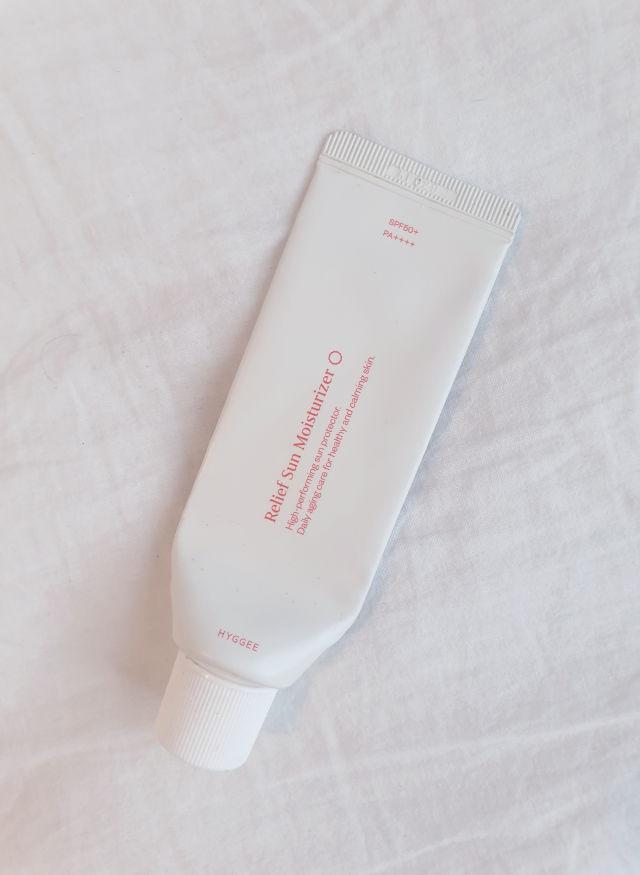Hyggee Relief Sun Moisturizer SPF50+ PA++++ review photo by Vichu